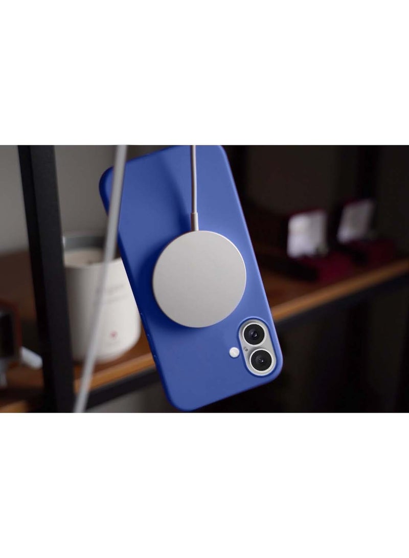 Wtech Apple iPhone 16 Plus 2024 Premium Soft Liquid Silicone Case Cover - Blue - Image 5