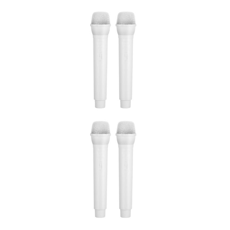 4 pcs Artificial Microphone Props False Handheld Microphone Prop Pretend Play Microphone - Image 3