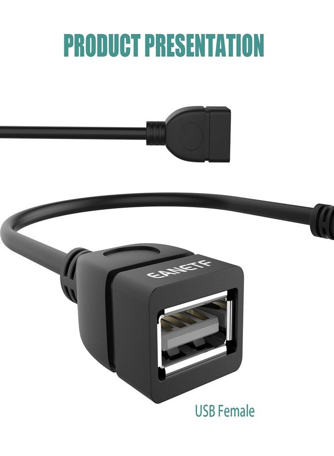 Eanetf USB to Aux Audio Adapter, 2PCS 3.5mm Male to USB Female for Playing Music with U-Disk in Your Car,orked only When Your CAR 3.5mm AUX Port Must has Audio decoding Function- No Power Supply - Image 2