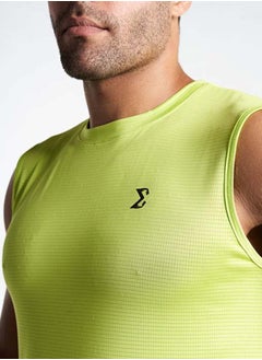 SIGMA FIT Sigma Fit ACID LIME LIGHTSOME TANK TOPS - XL ,Color: Phosphorous  - Image 5