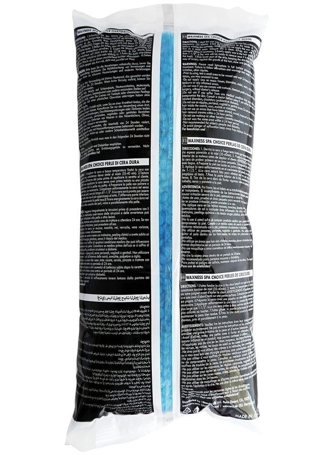 Waxness Spa Choice No Rosin Blue Gel Hard Wax Beads with Marine Salts 2.2 lb / 1 kg - Image 3