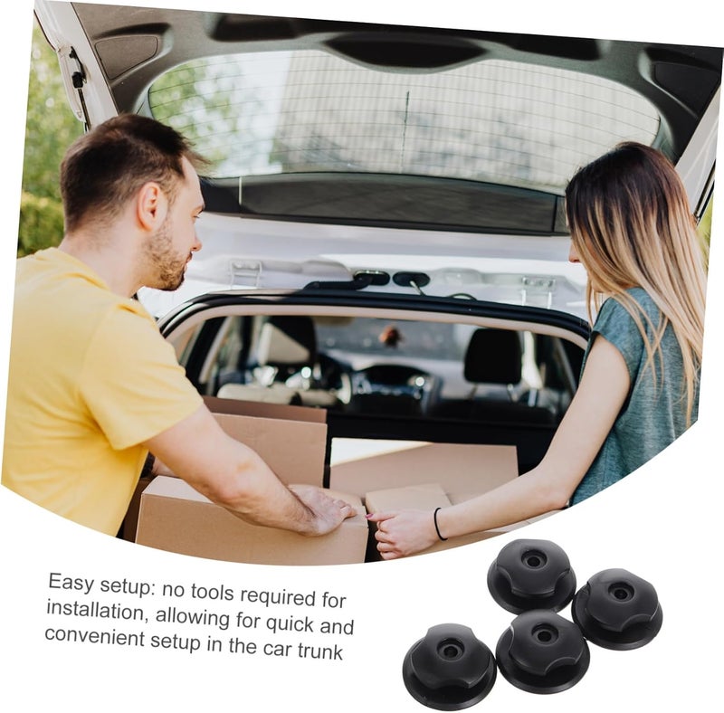 4set Car Trunk Organizer Hooks Cargo Net Mounting Truck Cargo Net Hooks Vehicle Mounting Points Car Seat Rear Accessories - Image 5