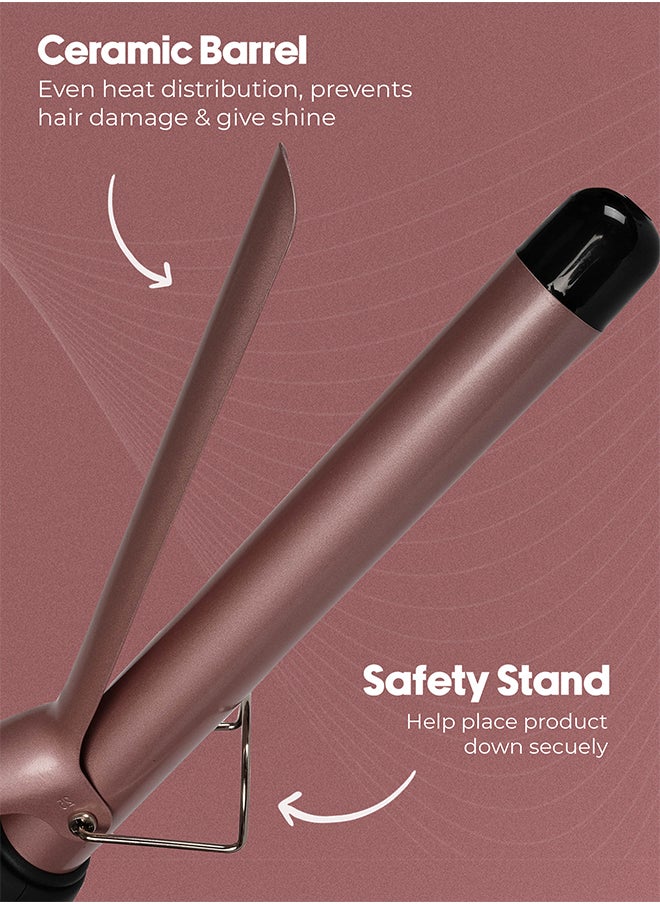 Couture Hair Pro Ceramic Hair Curler 25 Mm -Fast Heatup, Premium Salon Quality - Long Lasting And Well Defined Curls  - Image 3