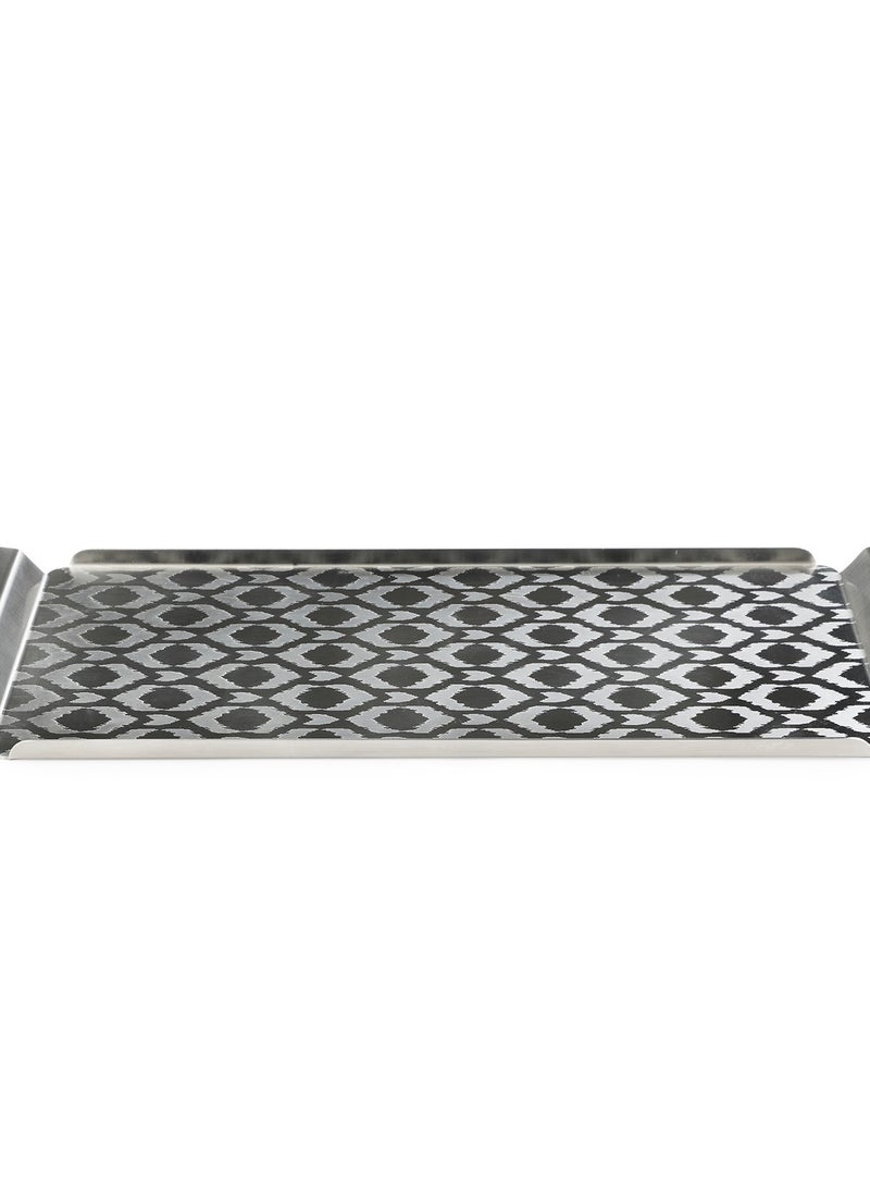 Arttd Inox - ARTTDINOX Designer Stainless Steel Tray | Multipurpose Serving Platter | Premium Serveware, Dinnerware & Tableware | by Jindal - Image 1