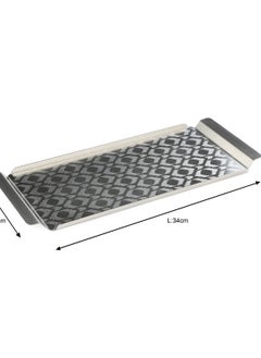 Arttd Inox ARTTDINOX Designer Stainless Steel Tray | Multipurpose Serving Platter | Premium Serveware, Dinnerware & Tableware | by Jindal  - Image 4