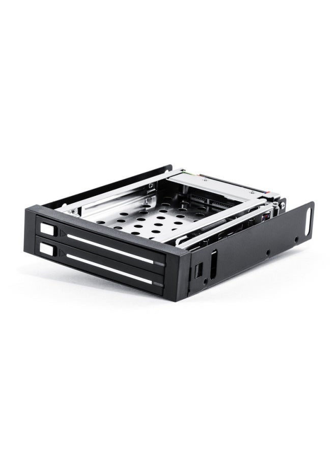 Double Layer 2.5 Inch Floppy Drive Position Hard Disk Box Drawer Rack Case Digital Computer Mobile Box-Color:HD220 Unlocked Version  - Image 3