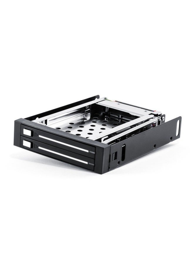 Double Layer 2.5 Inch Floppy Drive Position Hard Disk Box Drawer Rack Case Digital Computer Mobile Box-Color:HD220 Unlocked Version  - Image 1