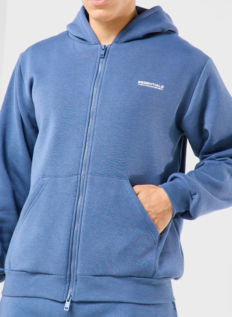 The Giving Movement Regular Zip Hoodie