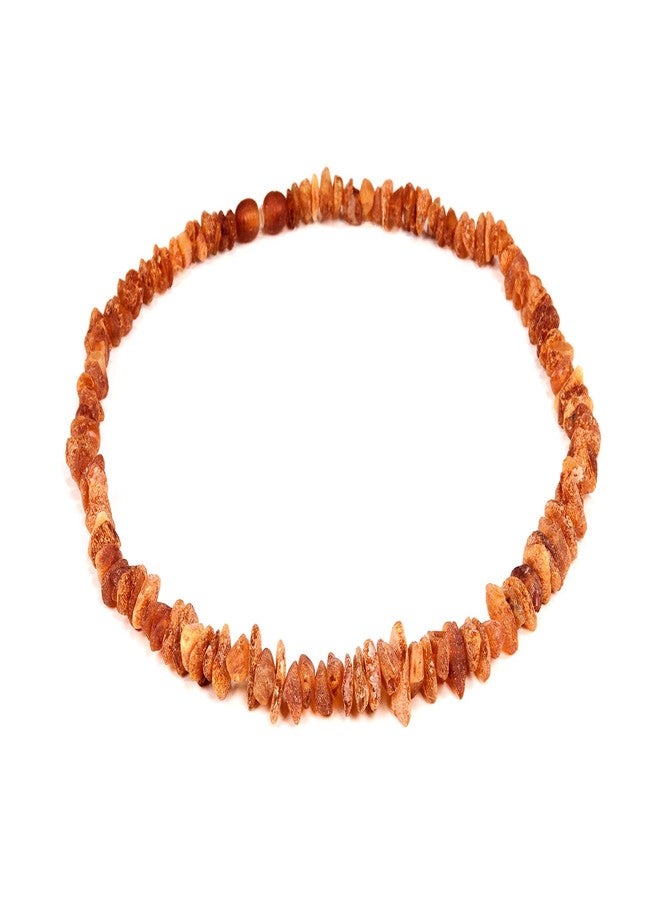 AMBERAGE Natural Baltic Amber Necklace for Women - Hand Made from Raw/Certified Baltic Amber Beads( - Image 1