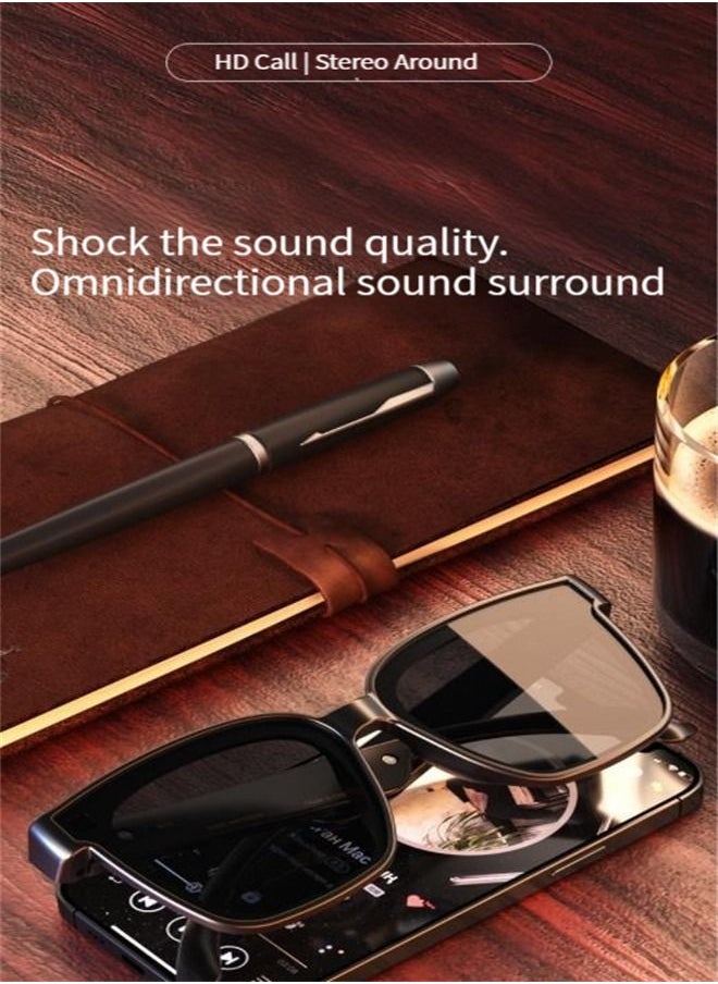 M MIAOYAN - Smart Bluetooth Sunglasses Music Playing Handfree Calling Wireless Polarized Sunglasses - Image 1