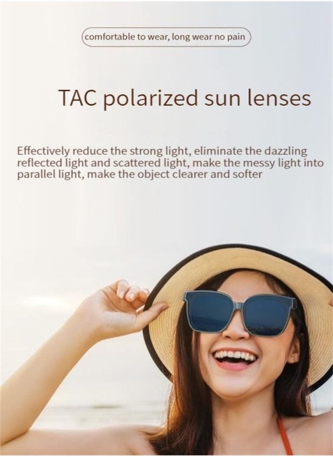 M MIAOYAN - Smart Bluetooth Sunglasses Music Playing Handfree Calling Wireless Polarized Sunglasses - Image 1