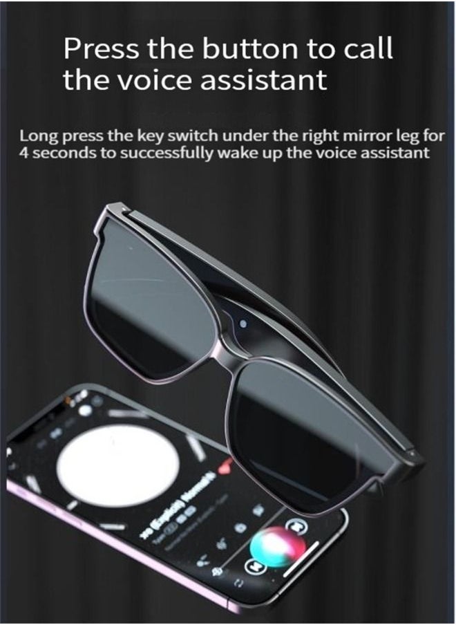 M MIAOYAN - Smart Bluetooth Sunglasses Music Playing Handfree Calling Wireless Polarized Sunglasses - Image 1