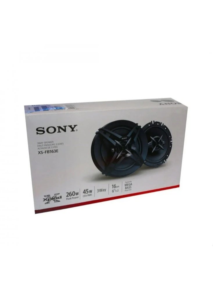 Sony XS-FB161E 6.5" (16cm) Dual Cone Car Speakers – 260W Peak / 45W RMS – MEGA BASS (Pair) - Image 4