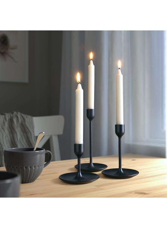 erorex Unscented chandelier candle, natural, 19 cm - Image 2