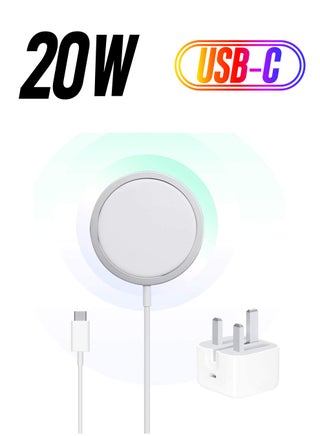 20W Magnetic Wireless Charging Cable USB-C Compatible with Apple iPhone 12/12 Mini/12 Pro/12 Pro Max - pzsku/Z6C74CEB70C479958ABF2Z/45/_/1738234124/29fbc61b-5dba-4f45-9147-7a23d039b456