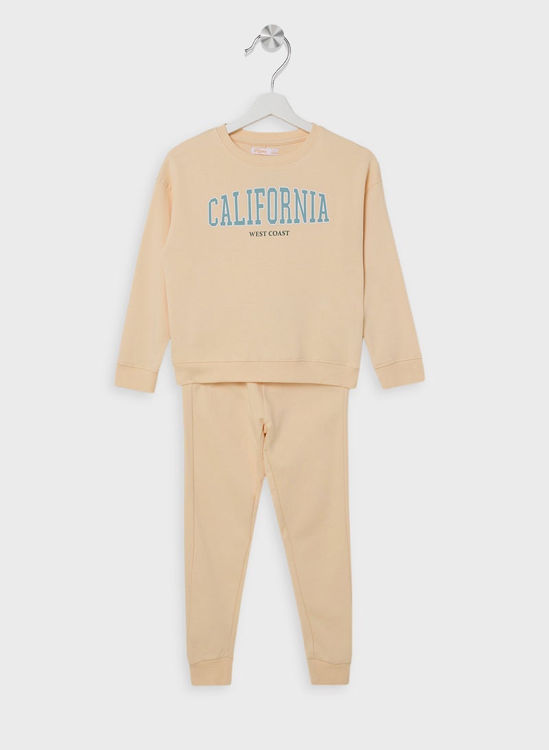 ريبلز مع نمشي طقم بناتي قطعتين - Image 1