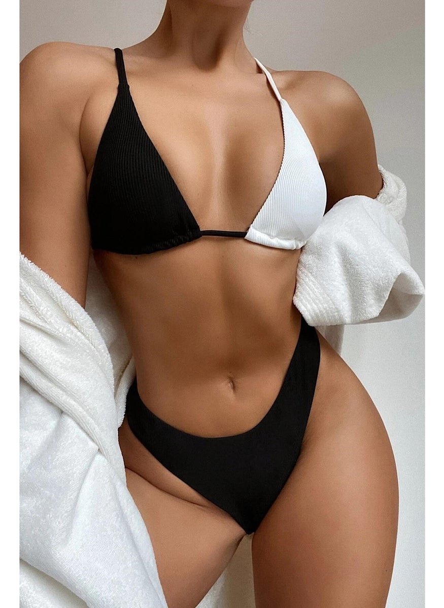 Angelsin Black and White Bikini Set  - Image 1