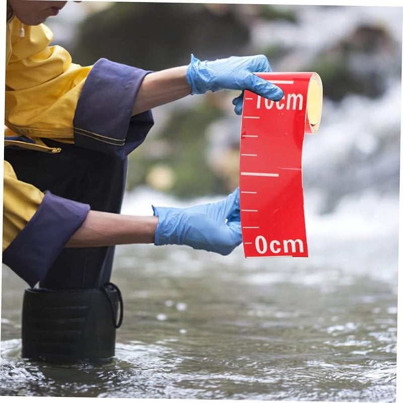 قطعتان من ملصقات مستوى الماء ذاتية اللصق لقياس مستوى المياه في المسابح والخزانات - Image 4