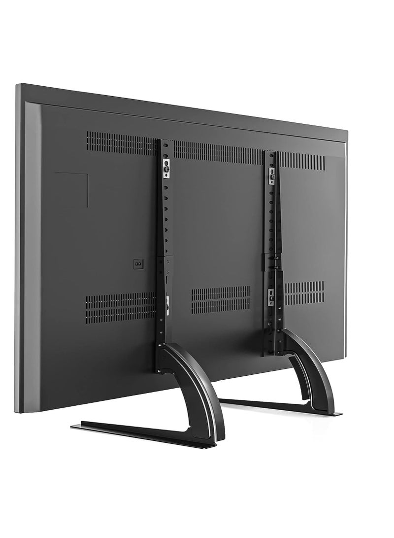 ELTRAZONE "Universal TV Stand Tabletop Mount by 5Rcom: Supports 22 to 65 inch Flat Screen TVs, Adjustable Height, Max 88lbs Capacity, VESA 800 x 500mm - Stable TV Legs for Plasma, LCD, LED Screens" - Image 1