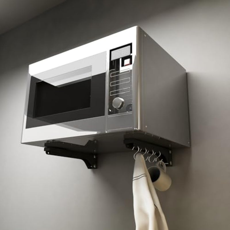 Bracket For Microwave Oven, Load Upto 45 kg, Wall-Mounted, Adjustable - Image 2