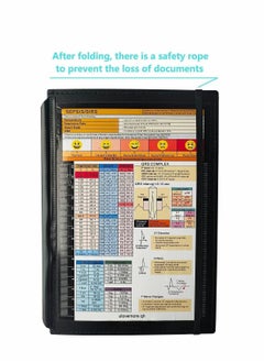 Y&D Nursing Clipboard Bifold Foldable for Nurses, Doctors and Students (Black)  - Image 5