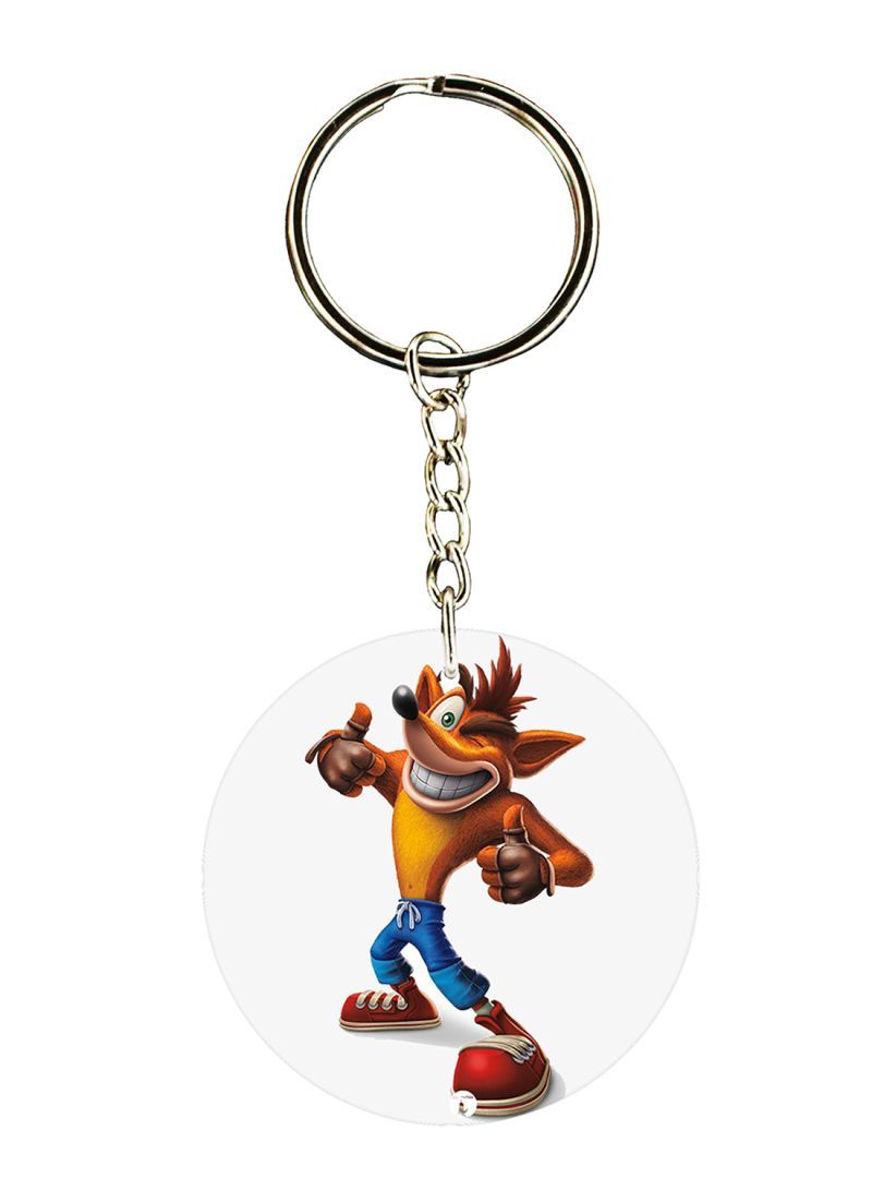 Crash Printed Keychain