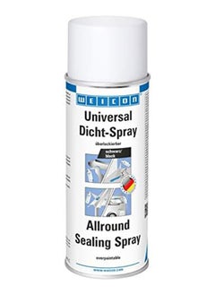 Weicon WEICON Allround Sealing Spray | 400 ml | Black | Sealing Compound Waterproof Liquid Plastic for indoor & outdoor use, boat, car, motorcycle, caravan  - Image 1