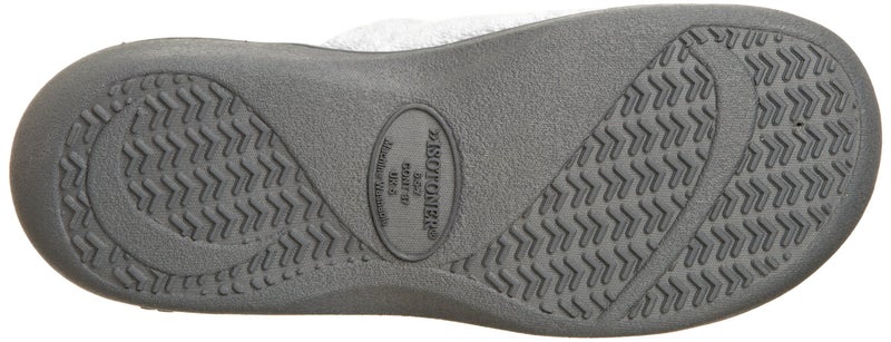 Isotoner Women's Classic Terry Clog Slippers Slip on, Heather Grey, X-Small / 5.5-6 US - Image 4