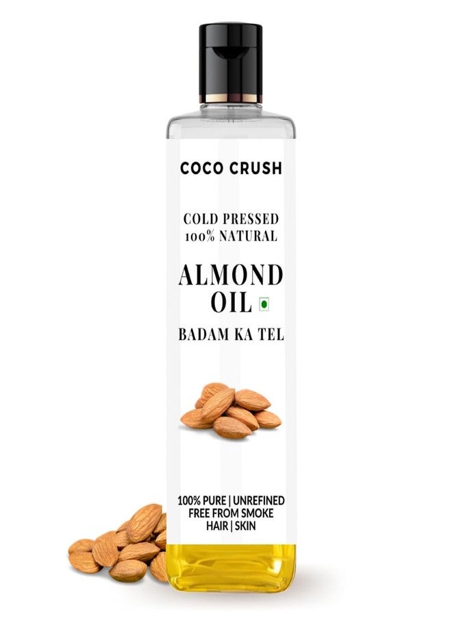 Coco Crush زيت اللوز الحلو من كوكو كراش | معصور على البارد وطبيعي | لتدليك الجسم والشعر | يغذي البشرة بعمق ويعزز مرونتها | يحفز نمو الشعر ويمنع تقصفه | نقي وطبيعي 100% (50 مل) - Image 1