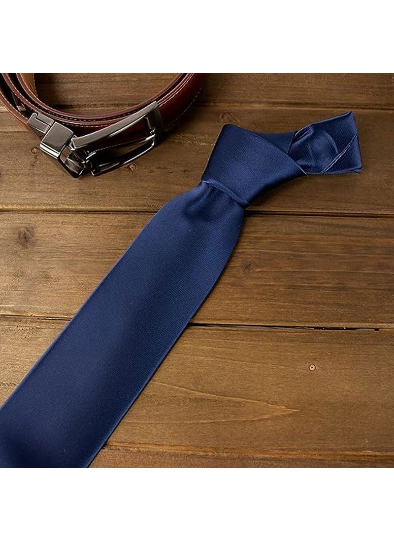 Trenderrs Men's Satin Tie and Handkerchief Set Men's Tie  - Image 2