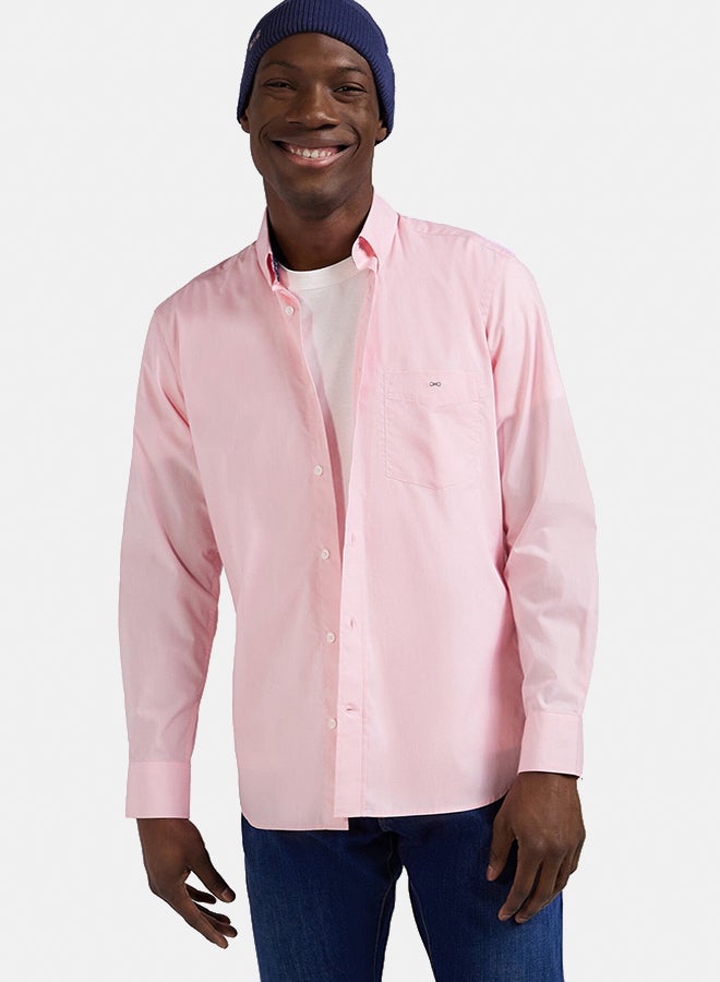 Eden Park shirt with button-down collar and printed elbow patches  - Image 2
