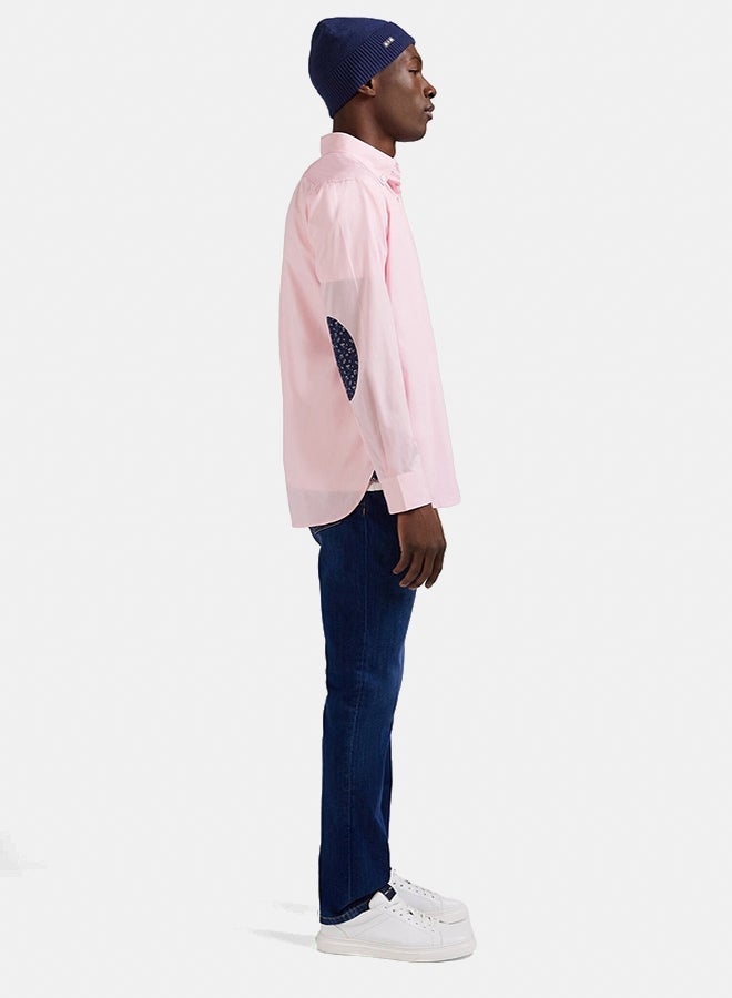 Eden Park shirt with button-down collar and printed elbow patches  - Image 3