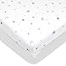 American Baby Company American Baby Company 2 Pack Printed 100% Natural Cotton Jersey Knit Fitted Pack N Play Playard Sheet, Gray Star and  - Image 2