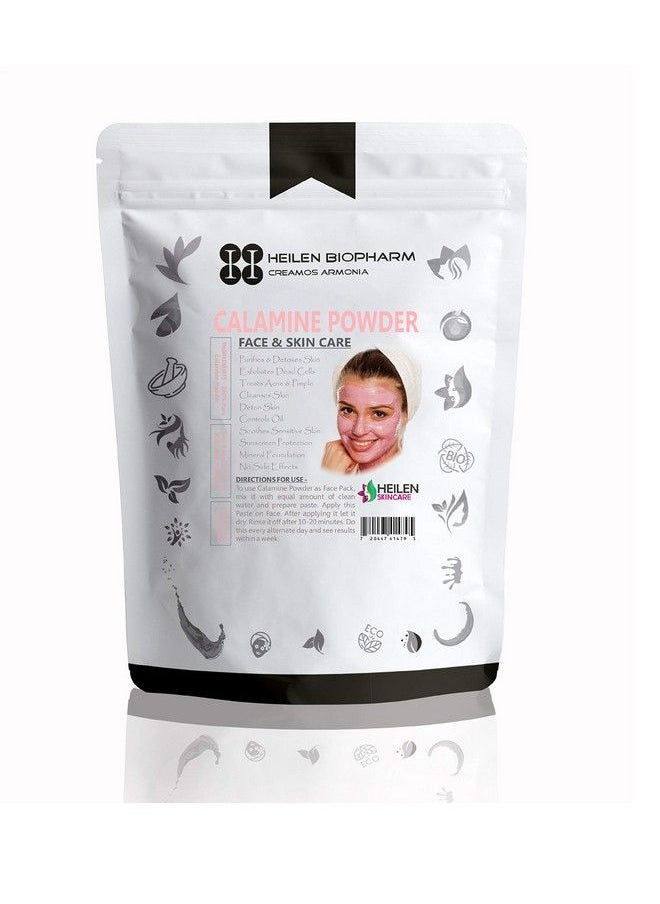 Heilen Biopharm Calamine Powder Heilen Biopharm (Skin Care Face Pack) (75 Gm Whitish Pink)  - Image 2