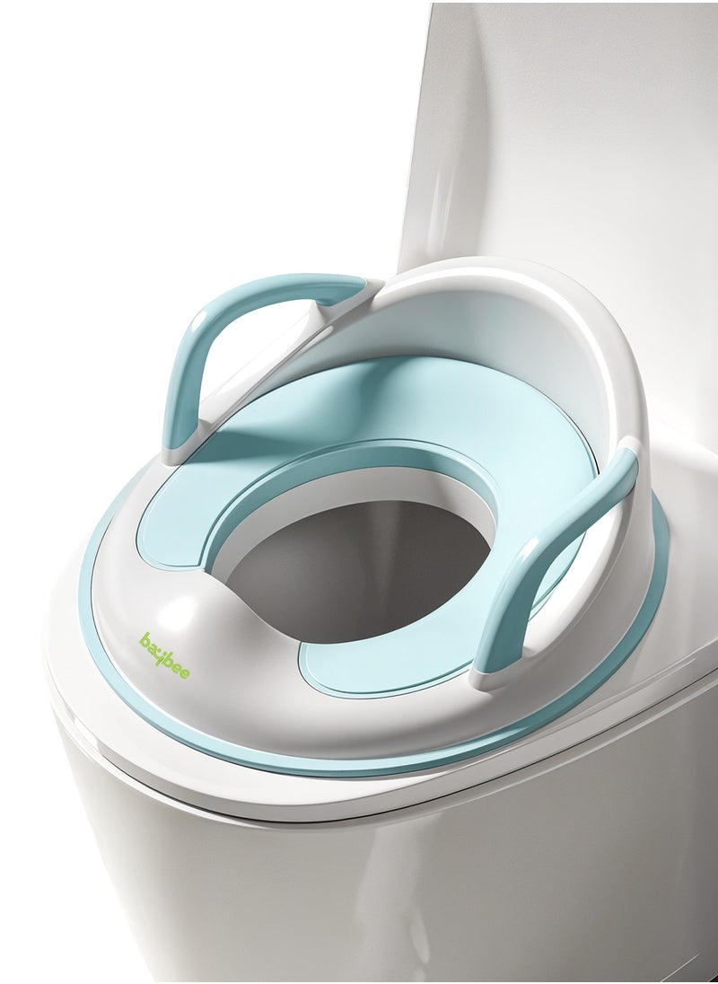 BAYBEE Baybee Comfy Baby Potty Seat for Kids, Toilet Training Seat for Baby with Soft Cushion Seat | Training Potty Chair with Comfortable Seating | Kids Potty Chair for 0 to 5 years (Blue)  - Image 1