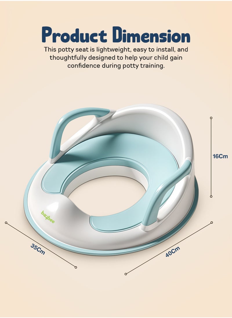BAYBEE Baybee Comfy Baby Potty Seat for Kids, Toilet Training Seat for Baby with Soft Cushion Seat | Training Potty Chair with Comfortable Seating | Kids Potty Chair for 0 to 5 years (Blue)  - Image 5