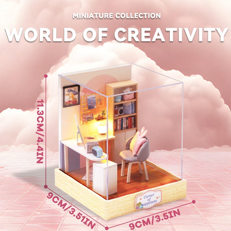 Flever Dollhouse Miniature DIY House Kit Creative Room with Furniture for Romantic Artwork Gift (World of Creativity) - Image 2