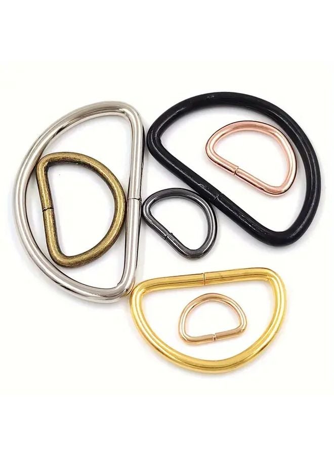 20pcs Gun Black 25mm Metal D Buckle - Image 5