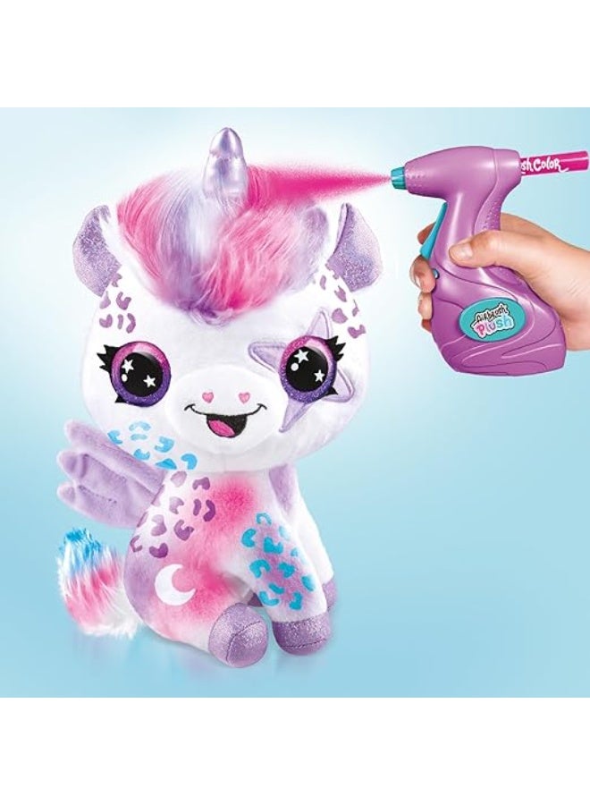 Canal Toys Canal Toys DIY Glow-in-the-Dark Unicorn Plush Toy with Airbrush, Markers & Stencils – Washable & Reusable Craft Kit for Kids - Image 2