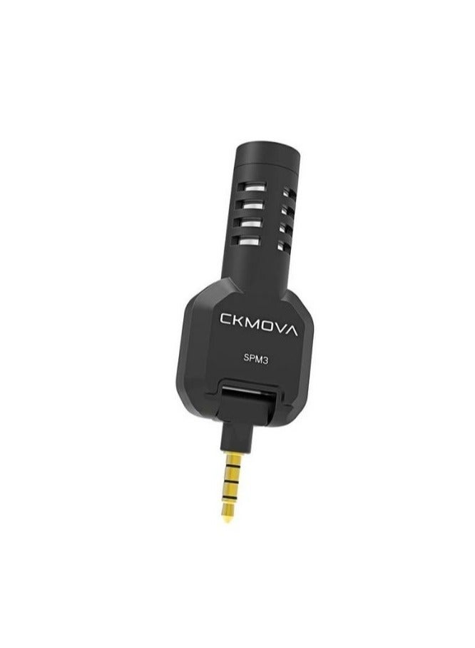 CKMOVA Compact Microphone 180 Degree Rotation with -10dB, 0dB  Gain Switch - Image 1