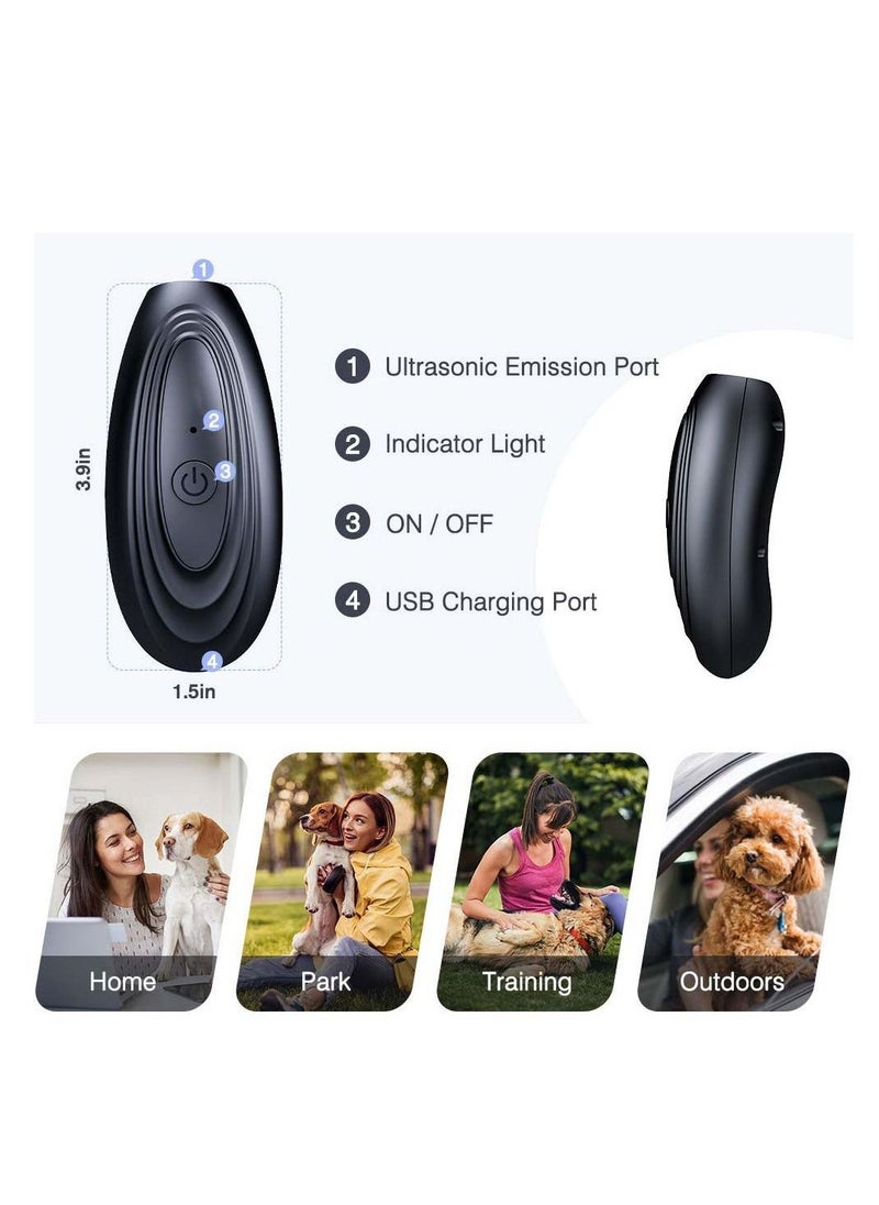 Generic - Handheld Dog Repellent, Ultrasonic Anti Barking Device, Ultrasonic Dog Bark Deterrents to Stop Dog Barking and Control Dog Barking, Handheld Devices with Dual Frequency for Training Dog - Image 1