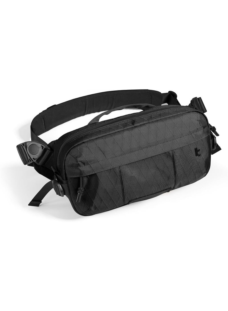 Tomtoc Wander-T26 X-Pac 5.5L Daily Sling Bag – Waterproof Tech & Gaming Crossbody Bag for 8.3” iPad Mini, Steam Deck/OLED, Nintendo Switch 2, ROG Xbox Ally/ROG Ally X, Nintendo Switch/OLED - Image 1