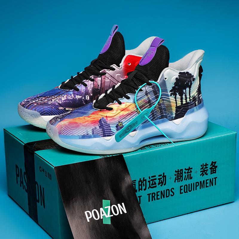 Basketball Shoes Men'S Kt7 Klay Thompson 6 High Elastic Shock Absorption Breathable Net Putian Cement Floor Actual Combat Children'S Sneaker - Image 2