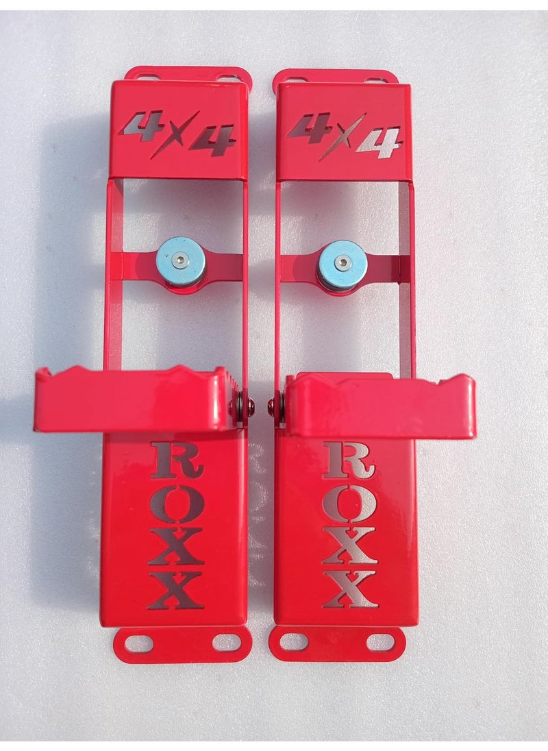EVERLAST PRODUCTS EVERLAST PRODUCTS Mahindra Thar Roxx Door Hinges with Step Compatible Set of 2 pcs RED  - Image 1