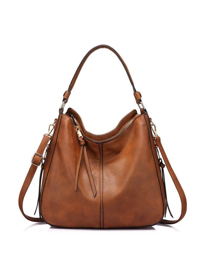 Realer Purses for Women Handbags Ladies Hobo bag Bucket Purse Medium Designer Faux Leather - Image 1