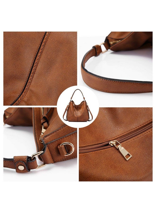 Realer Purses for Women Handbags Ladies Hobo bag Bucket Purse Medium Designer Faux Leather - Image 5