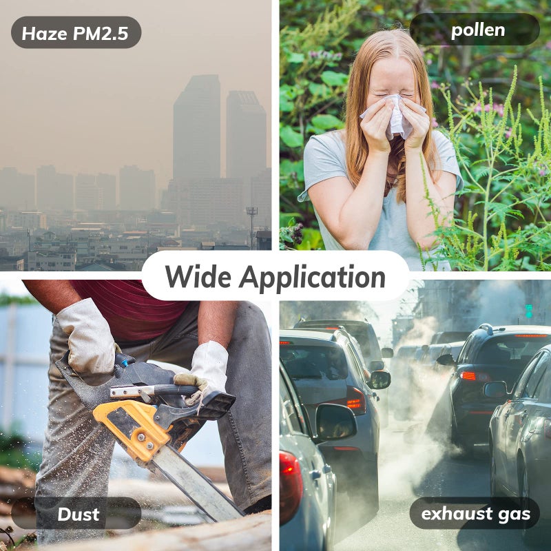 Tondiamo 100 Pieces Nose Plug Filter Disposable Nose Filter Sponge for Women Men Sunless Spray Tanning Outdoor Dust Construction Areas(White) - Image 3