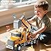 JUKUDAHU Excavator Toys for Boys Aged 35 46 Play Excavator with Light and Sound Toy Truck Construction Vehicles Cars for Kids 34 47 Years Old Birthday Gift for Girls Toddlers 35 - Image 4
