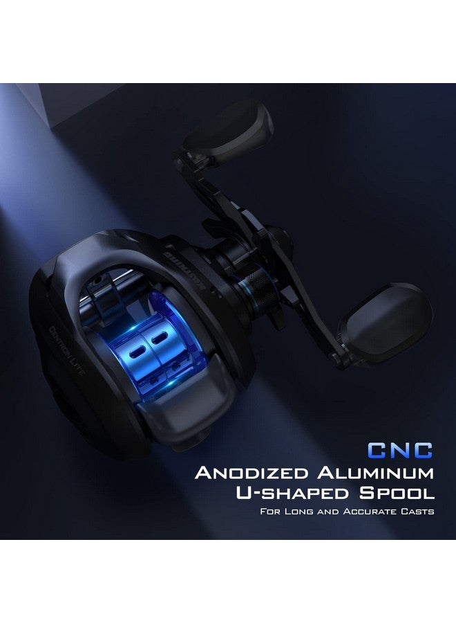 Kastking Centron Lite Baitcasting Fishing Reels, 7.1:1 Gear Ratio, Right Handed Reel, Black - Image 3