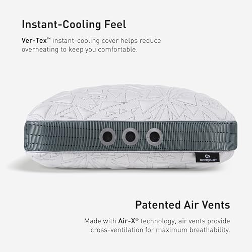 Bedgear Storm Performance Pillow, 3.0 Cooling Pillow for Side Sleepers, Medium Firm Support, Ver-Tex Cooling Cover, Air-X Mesh, Washable - Image 3